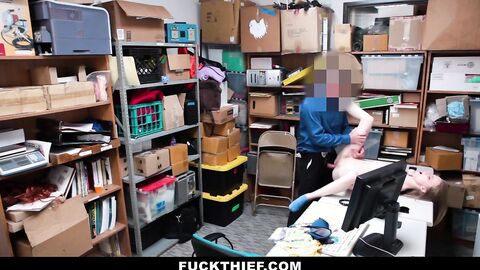 Shoplifter Porn - Set a Trap for This Little Devil After Being Caught