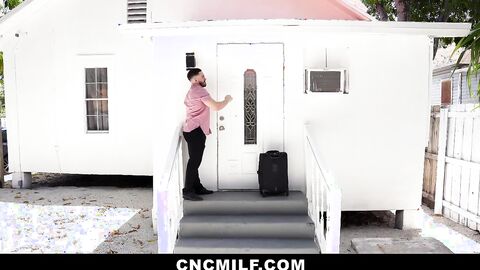The Challenge of Staying at His Girlfriend's Parents House - Freeuse Milf Porn