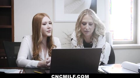 Threesome Porn - The Women Seem to Love It at Freeuse Office