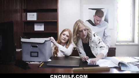 Threesome Porn - The Women Seem to Love It at Freeuse Office