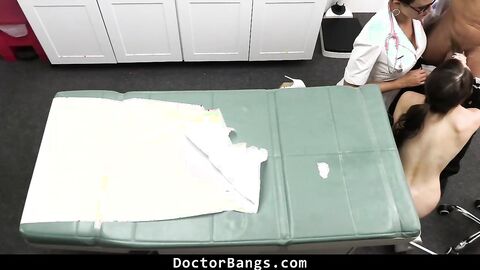 Dr. Gunn Will Perform a Much More Thorough Examination - Threesome Porn