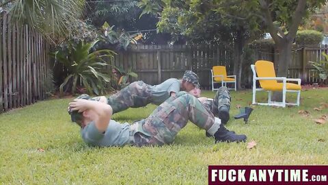 Bootcamp Fuck! - Threesome Porn