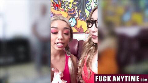 Gia Dibella and Nicole Doshi Fucked While Making Video! - Asian Teen Porn