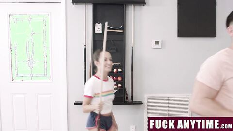 Peter and Freya Make a Deal Over a Game of Pool! - Cowgirl Porn