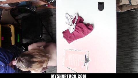 Young White Adolescent Female Shoplifted Multiple Items - Shoplifter Porn