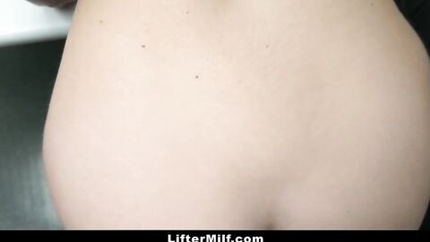 Macey Jade Gets to Her Knees, Opens Wide and Follows the Officer’s Every Command - BBW Porn