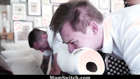 Stepmoms Way of Dealing with Their Stepsons - Swapping Porn