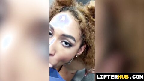 Officer Films Brixley's Cavity Search as Revenge on Her Stepbro - Blowjob Porn